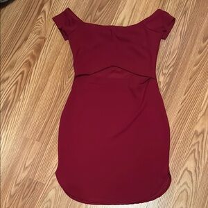 Off the shoulder bodycon dress